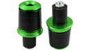 CONTRAPESO DECORATIVO IRON RACING  IR0708 COLOR VERDE TAPONES
