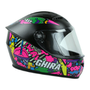 CASCO INFANTIL GHIRA CERRADO TALLA S GH1300 COLOR NEGRO/ROSA