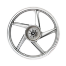 RIN TRASERO DE ASPAS P/ YBR 125 COLOR PLATA