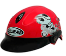 CASCO MASUDA INFANTIL 1/2 MSD-508 COLOR ROJO