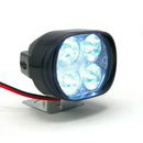 FARO AUXILIAR 4 LEDS LUZ BLANCA CON ALTA/BAJA Y ESTROBO
