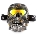 GOGGLES IRON RACING IR-850/142 MASCARA DIABLO FULL LENTE ROJO VISOR CARETA