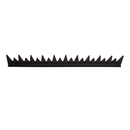 MOHICANA UNIVERSAL P/ CASCO COLOR NEGRO