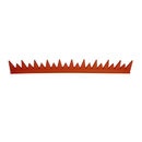MOHICANA UNIVERSAL P/ CASCO COLOR ROJO
