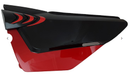 CUBIERTA LATERAL DERECHA NEGRO/ROJO FT150S TAPA