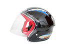 CASCO MASUDA INFANTIL 3/4 MSD-505 COLOR NEGRO BRILLO