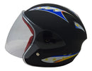 CASCO MASUDA INFANTIL 3/4 MSD-505 COLOR NEGRO MATE