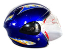 CASCO MASUDA INFANTIL 3/4 MSD-505 COLOR AZUL