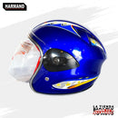 CASCO MASUDA INFANTIL 3/4 MSD-505 COLOR AZUL