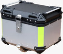 MALETERO IRON RACING ALUMINIO 50L COLOR PLATA (48X37X35CM)CAJA
