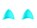OREJA DE PLASTICO P/ CASCO COLOR AZUL