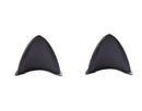 OREJA DE PLASTICO P/ CASCO COLOR NEGRO