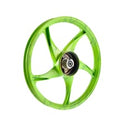 RIN DELANTERO COMPLETO P/ XT 110RT III COLOR VERDE 1.40X17