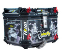 MALETERO IRON RACING ADVENTURE ALUMINIO 45L 41*36*33CM COLOR NEGROCAJA