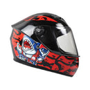 CASCO GHIRA INFANTIL GH1300 TALLA S SHARK ROJO