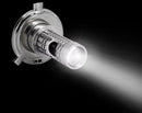 FOCO RASEN LED H4 LUPA LUZ AMARILLA/BLANCA CUERPO PLATA