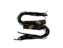 BARBAS CUBREMANOPLA PARA CHOPER 70CM LARGO AGUILA DORADA