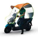TECHO TOLDO CUBRE SOL PARA MOTO COLOR NARANJA