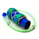 ENFRIADOR DE ACEITE DE MOTOR COLOR AZUL CONECCION UNIVERSAL
