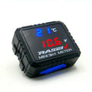 CARGADOR ENTRADA USB, MEDIDOR DE VOLTAJE Y MEDIDOR DE TEMPERATURA DIGITAL