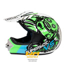 CASCO INFANTIL YOGE ROBOT CROSS VERDE
