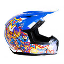 CASCO INFANTIL YOGE ESTRELLAS CROSS AZUL