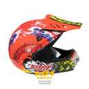 CASCO INFANTIL YOGE CRANEO CROSS ROJO
