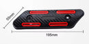 CUBIERTA DE ESCAPE UNIVERSAL COLOR NEGRO C/ ROJO