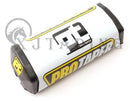PROTECTOR DE MANUBRIO PRO TAPER RECTANGULAR COLOR NEGRO C/BLANCO