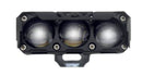 FARO AUXILIAR LED RECTANGULAR 3 LUPAS LUZ BLANCO AMARILLO CON ESTROBO