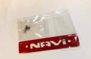 PLACA DELANTERA P/ NAVI COLOR ROJO