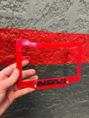 PORTA PLACA P/ NAVI COLOR ROJO