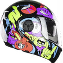 CASCO KOV INFANTIL ABATIBLE CRAZY RAIN UNITALLA MULTICOLOR