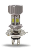FOCO DE FARO LED H4 8 LADOS (PLATA)