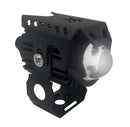 FARO AUXILIAR LED REDONDO CON CAPUCHON 1 LUPA LUZ AMARILLO BLANCO