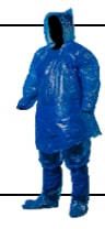 IMPERMEABLE DE BOLSILLO KOV UNITALLA COLOR AZUL