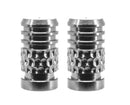 TAPÓN DECORATIVO PARA VÁLVULA EN FORMA PLANA (PLATA)