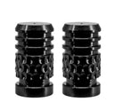 TAPÓN DECORATIVO PARA VÁLVULA EN FORMA PLANA (NEGRO)