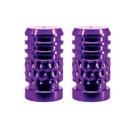 TAPÓN DECORATIVO PARA VÁLVULA EN FORMA PLANA (PÚRPURA)