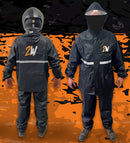 IMPERMEABLE COMPLETO TALLA XL (2 PIEZAS) COLOR NEGRO 2W