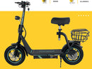 PATÍN ELÉCTRICO HONEY WHALE M5 PRO COLOR NEGRO 48V/10AH