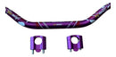 MANUBRIO ESTAMPADO CON SOPORTES ROCKET COLOR MORADO