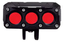 FARO LED OJO DE DEMONIO C/ 3 LUPAS LUZ INTERMEDIA Y TRASERA