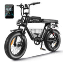 BICI ELECTRICA HONEY WHALE K7 BATERIA 48V/15AH MOTOR 500-1800W COLOR NEGRO3