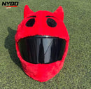 FORRO CASCO DIABLO ROJO
