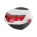 MALETA TOP CASE R-1032 35L CON REFLEJANTE BLANCO