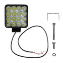 FARO LED AUXILIAR NEGRO CUADRADO 16W 12V PROMOTO