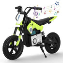 MOTO CROSS ELECTRICA INFANTIL HONEY WHALE COLOR VERDE