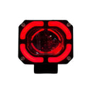 FARO AUXILIAR LED CUADRADO CON LUPA LUZ BLANCO/ AMARILLO 18W 3000LM/ 6000LM 12V-80V