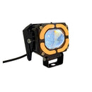 FARO AUXILIAR CUADRADO CON LUPA LUZ BLANCO/ AMARILLO 18W 3000LM/ 6000LM 12V-80V